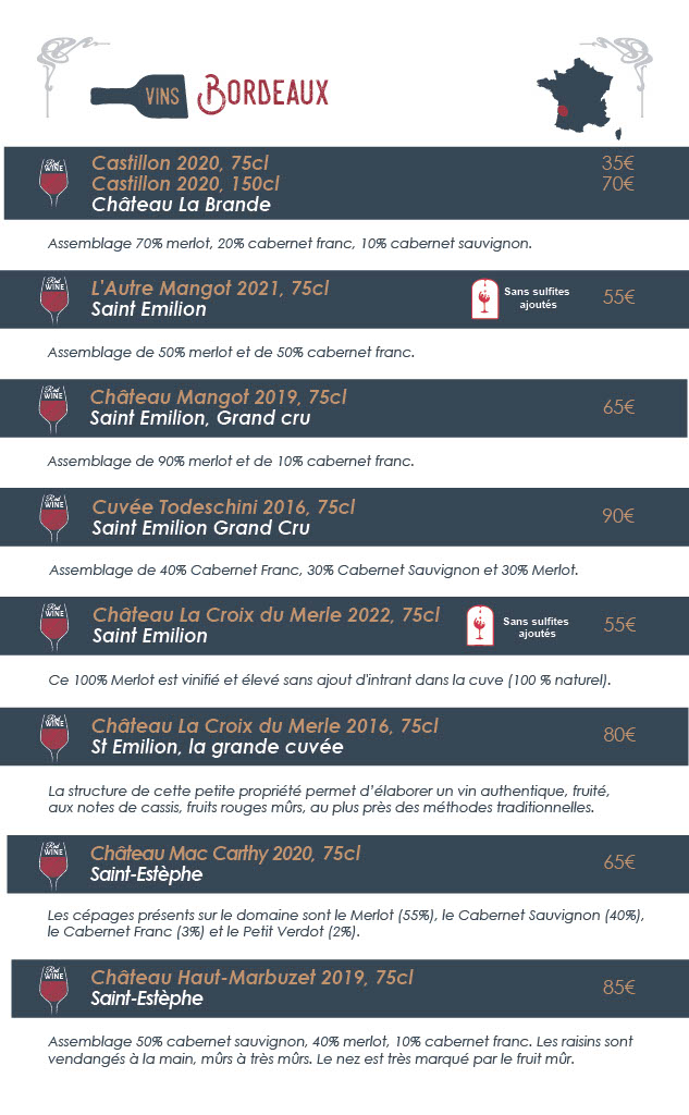 Carte des vins page 6